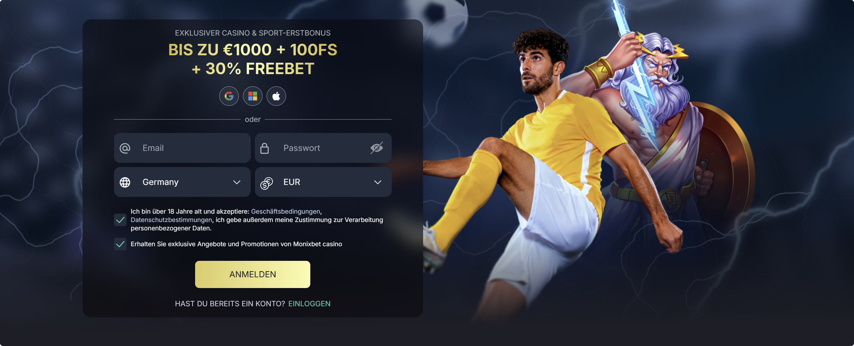 Monixbet Casino Germany